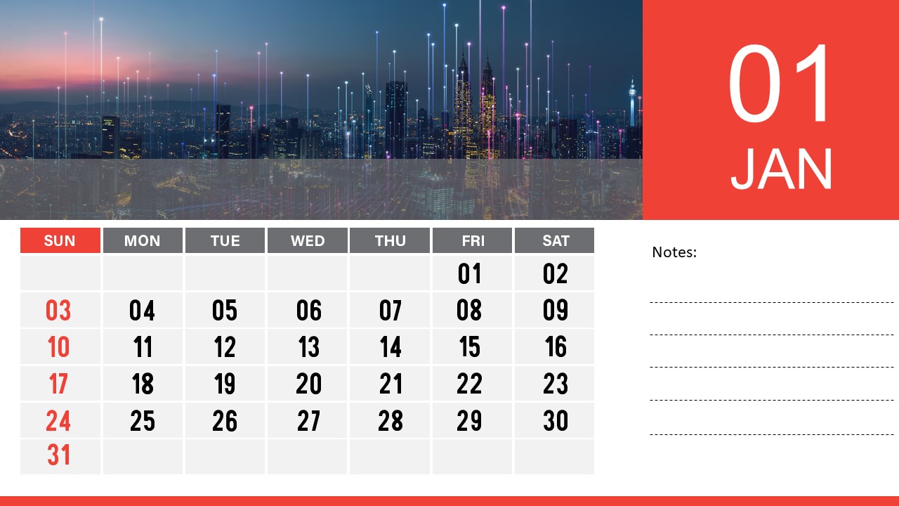 20 Calendar Template for PowerPoint  Free Download - Download Inside Microsoft Powerpoint Calendar Template